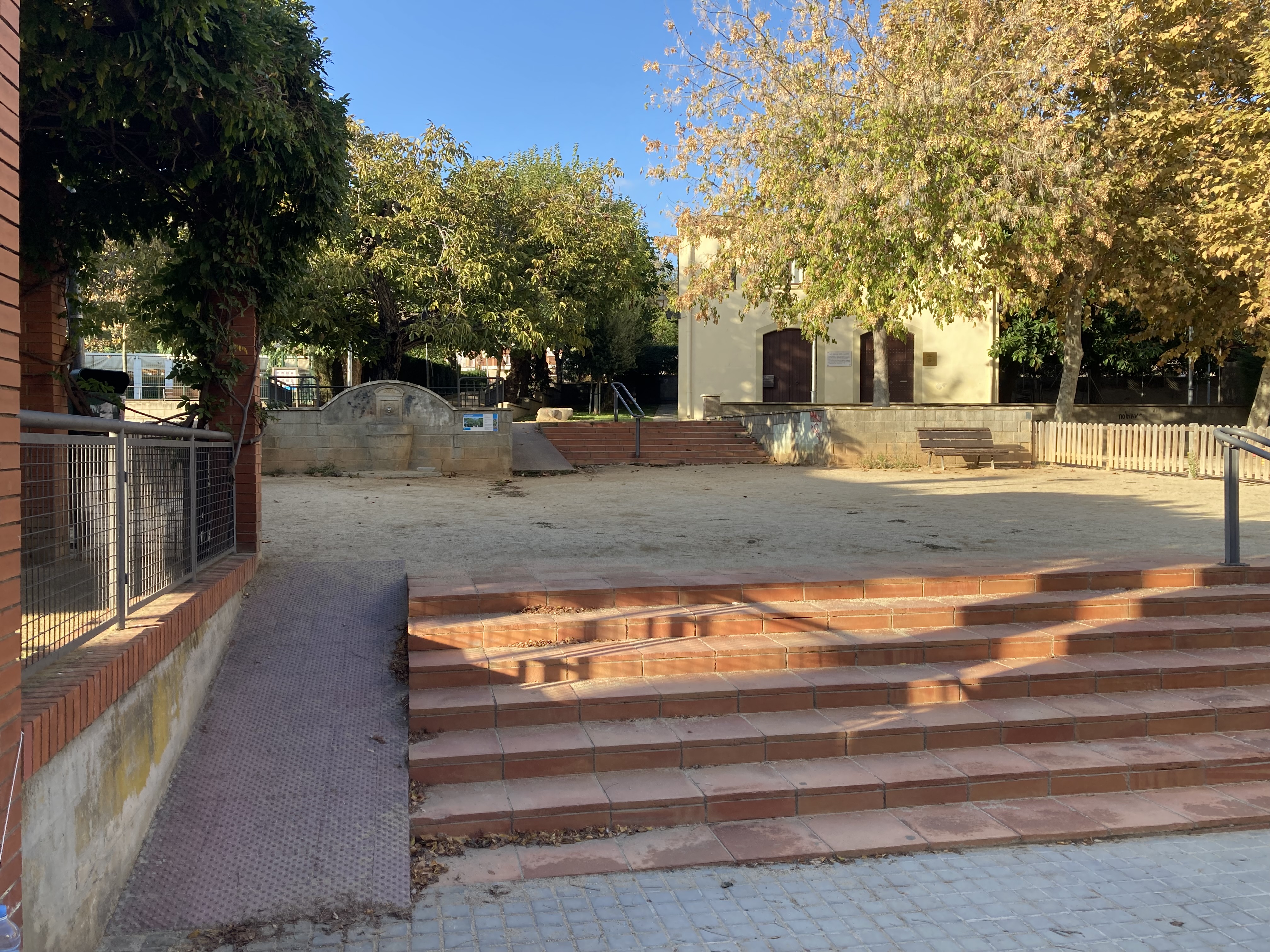 Comencen les obres per reformar el parc del Mil·lenari