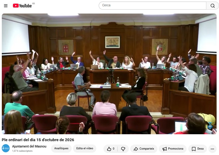 Unanimitat al Ple per climatitzar les escoles p&uacute;bliques del Masnou