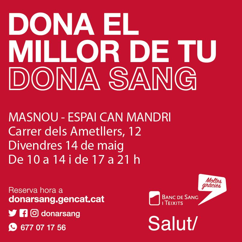 Campanya de donació de sang 