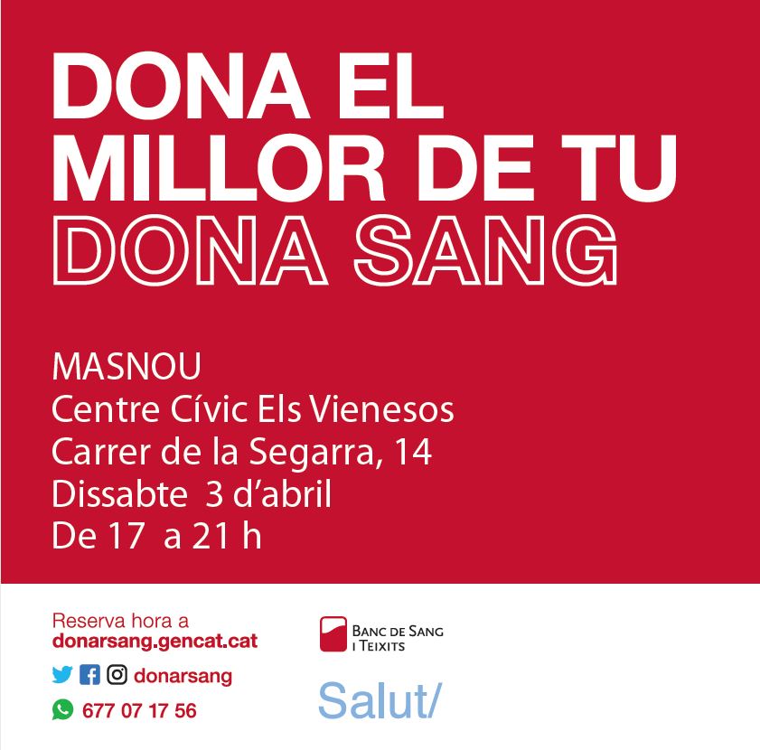 Campanya Donació de Sang 