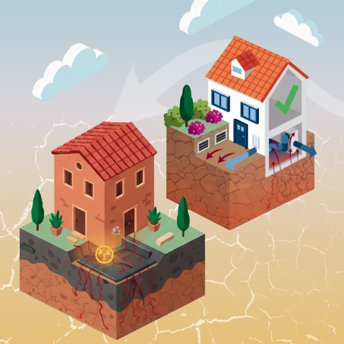 Campanya per mesurar la concentració de gas radó en domicilis