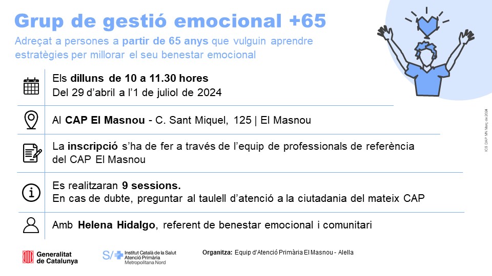 Grup de gestió emocional + 65