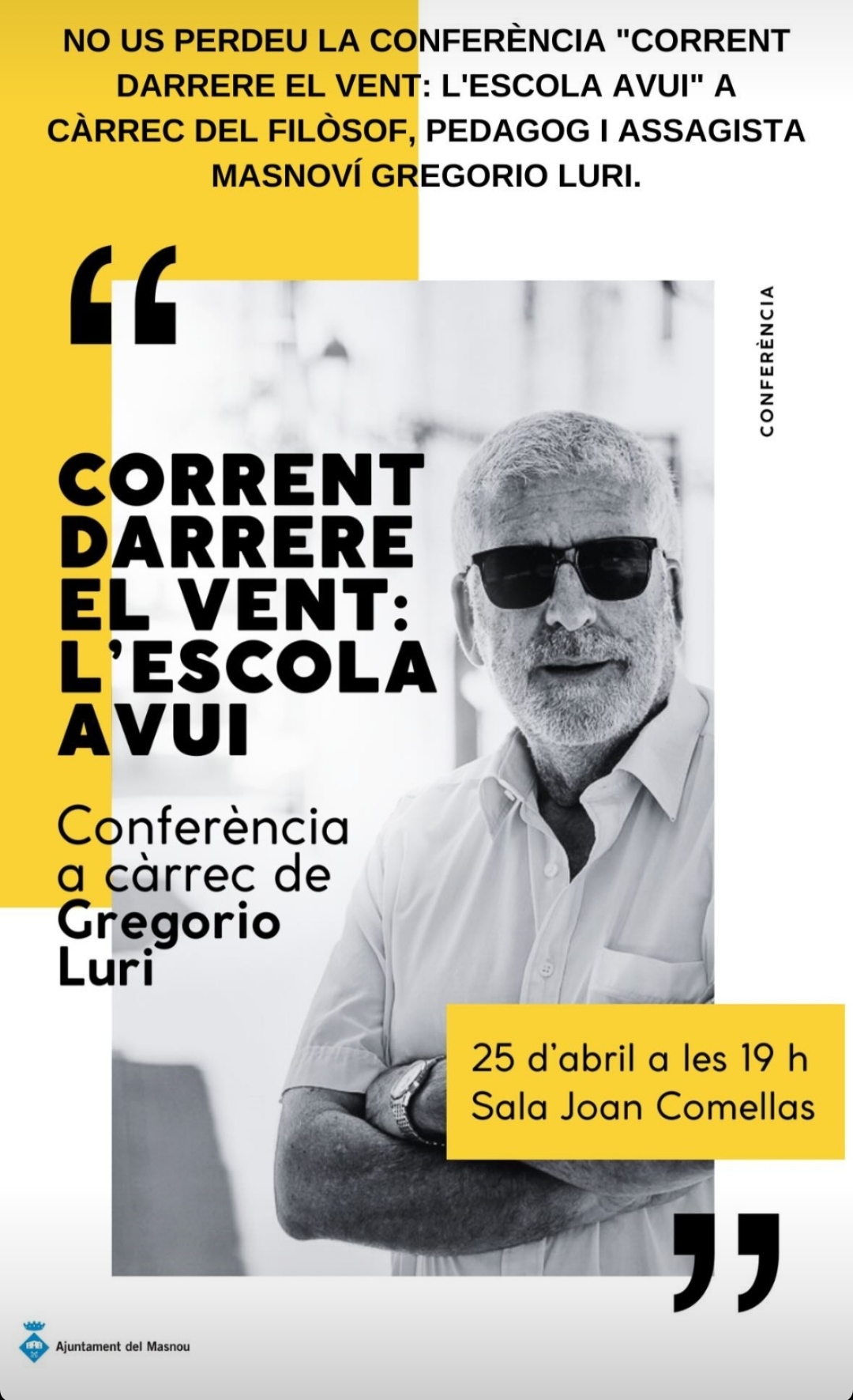 Corrent darrere el vent: L'escola d'avui