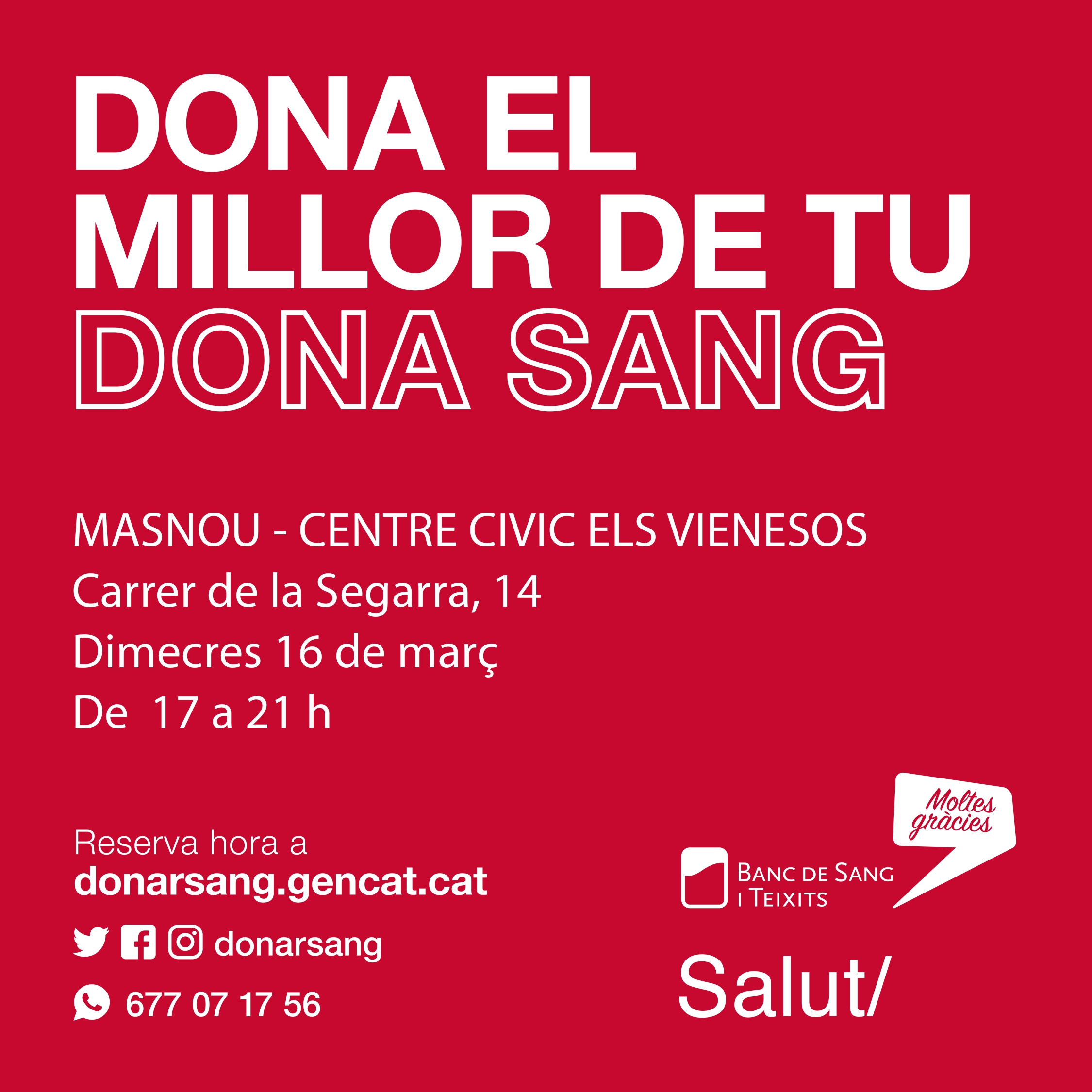 Campanya de donació de sang 