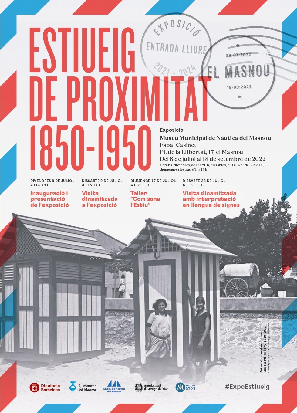 Visita dinamitzada a l'exposició "Estiueig de proximitat, 1850-1950" per a famílies amb infants (cancel·lada per manca d'inscripcions)