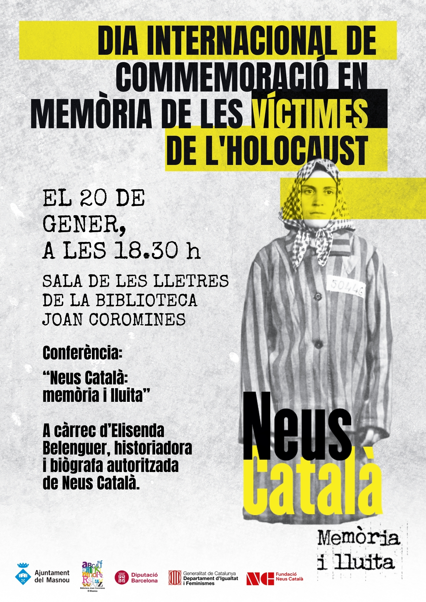 Conferència Neus Català: memòria i lluita
