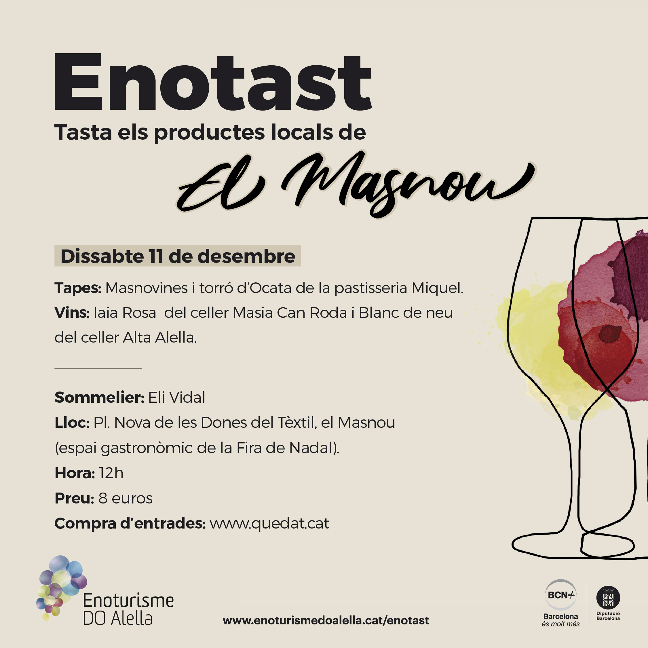 Enotast el Masnou, degustació de productes locals