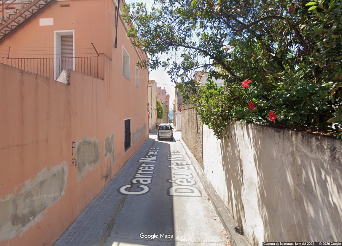 Es talla un tram del carrer de la Mare de D&eacute;u de N&uacute;ria per ampliar-hi les voreres