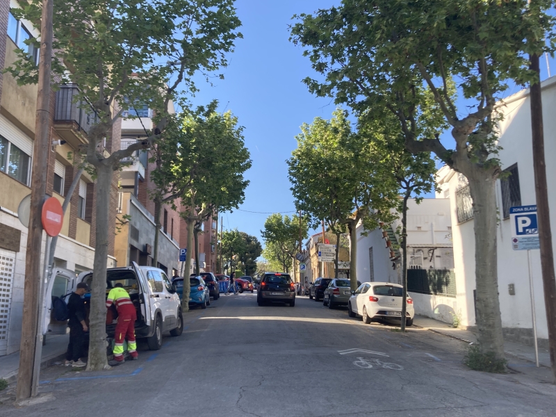Es talla el tram superior del passeig de Rom&agrave; Fabra i es reobre l'inferior