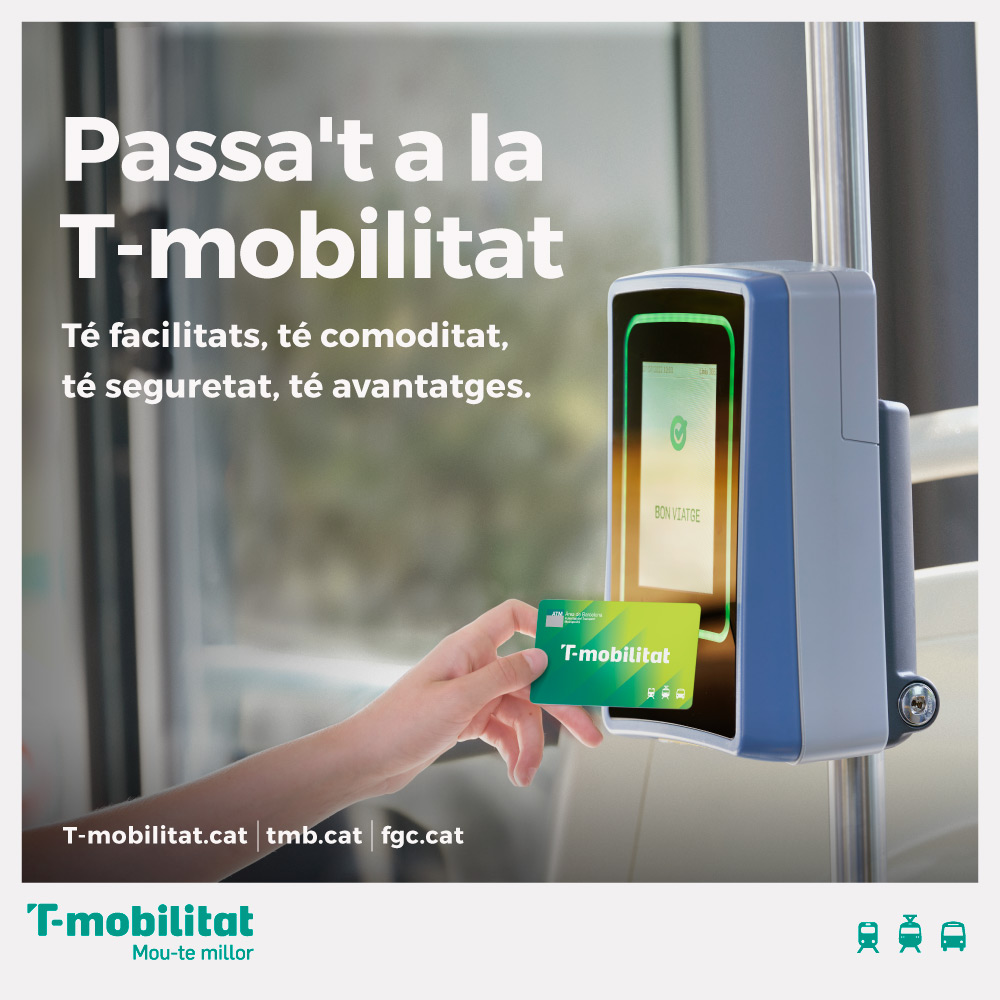 La nova T-mobilitat ja es pot fer servir en la major part dels transports públics que operen al Masnou